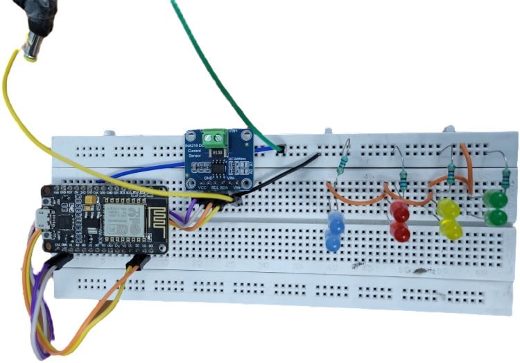 IoT Based Smart Power Grid Circuit Diagram